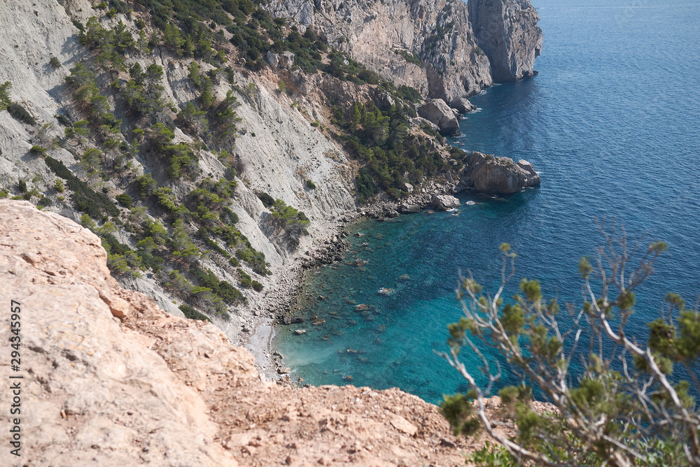 Ibiza, Spain - August 31, 2019  : View of Atlantis