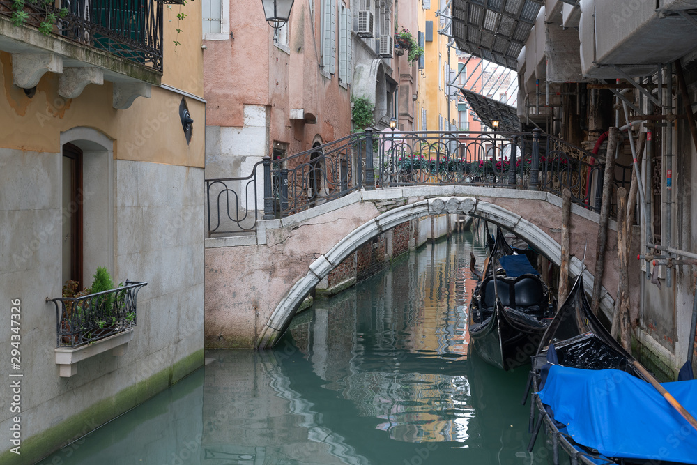 canal in the historic center of Venice
