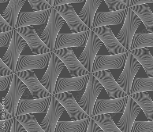 Guilloche vector seamless pattern. Color background with thin lines 