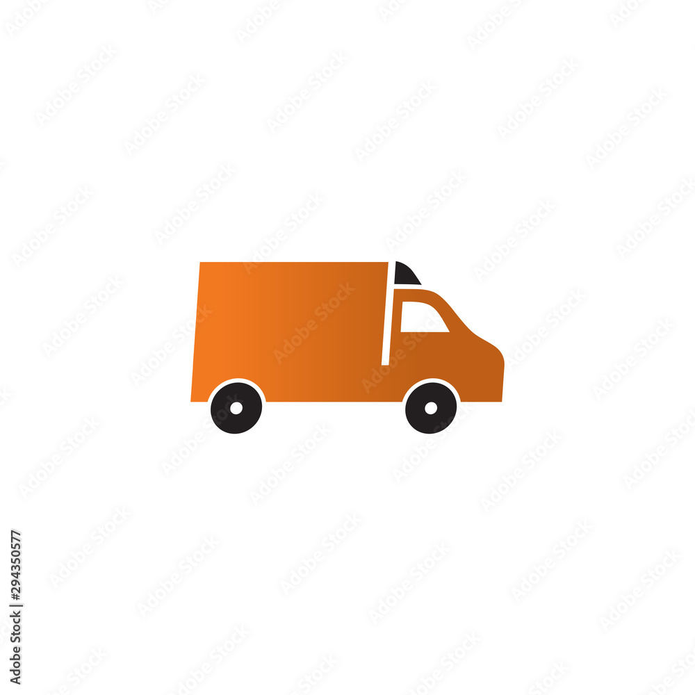 Delivery car icon logo design vector template Delivery car icon logo design vector template