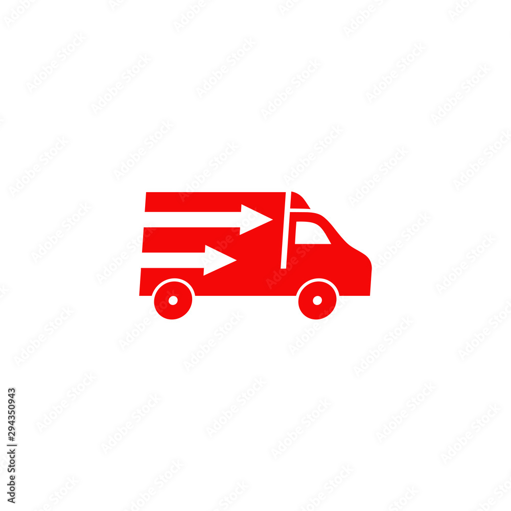 Delivery car icon logo design vector template Delivery car icon logo design vector template