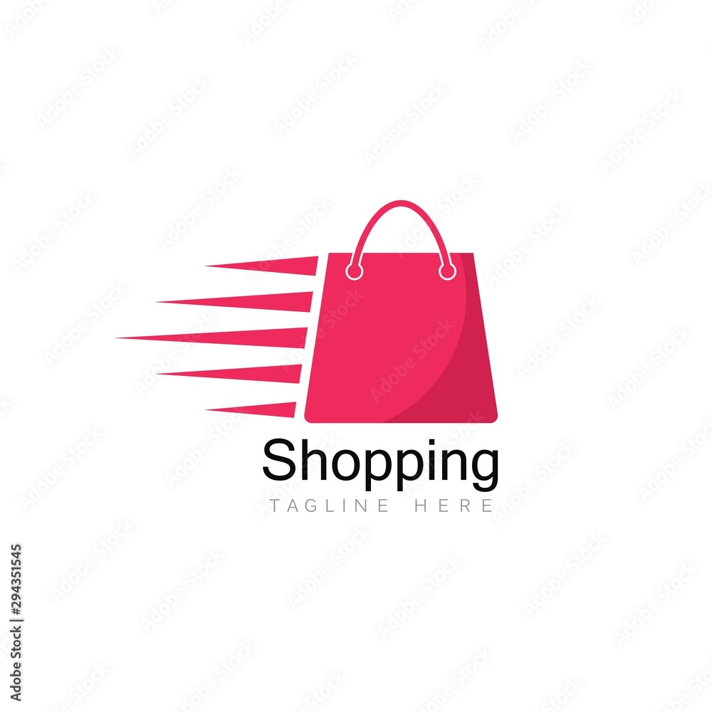 Shopping Logo vector icon illustration design Shopping Logo vector icon illustration design