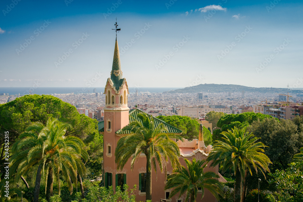 view of Barcelona. Catalonia, Spain view of Barcelona. Catalonia, Spain