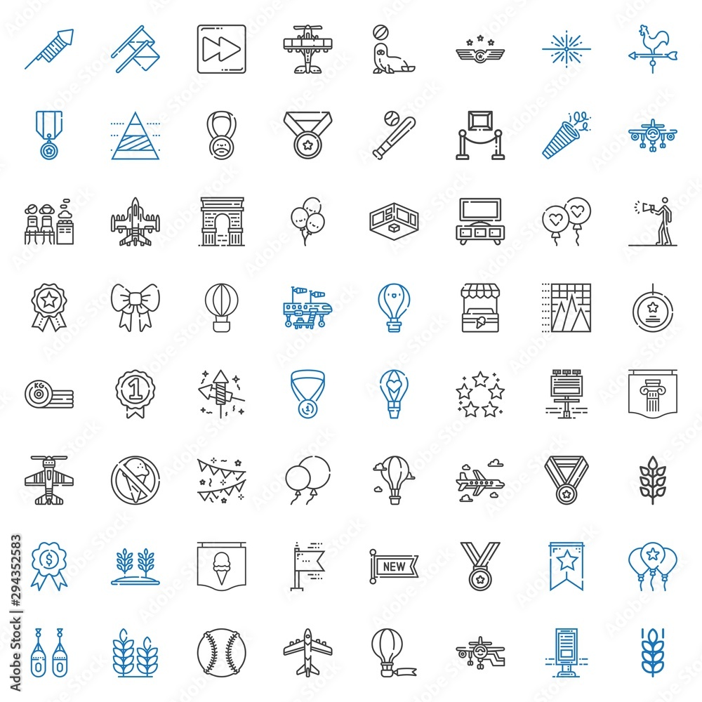 Fototapeta premium banner icons set