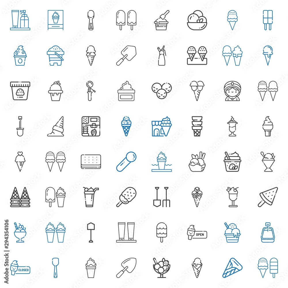 scoop icons set scoop icons set