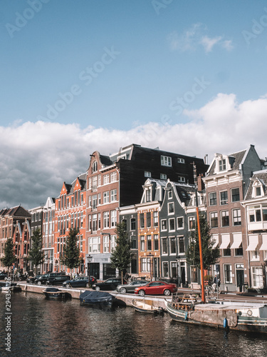 Traditional Houses and Architecture in Amsterdam, The Netherlands