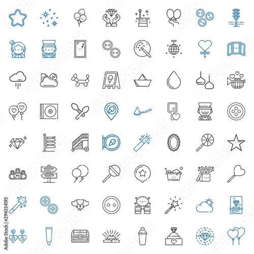 shiny icons set