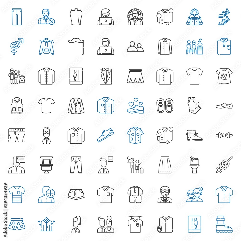 men icons set men icons set