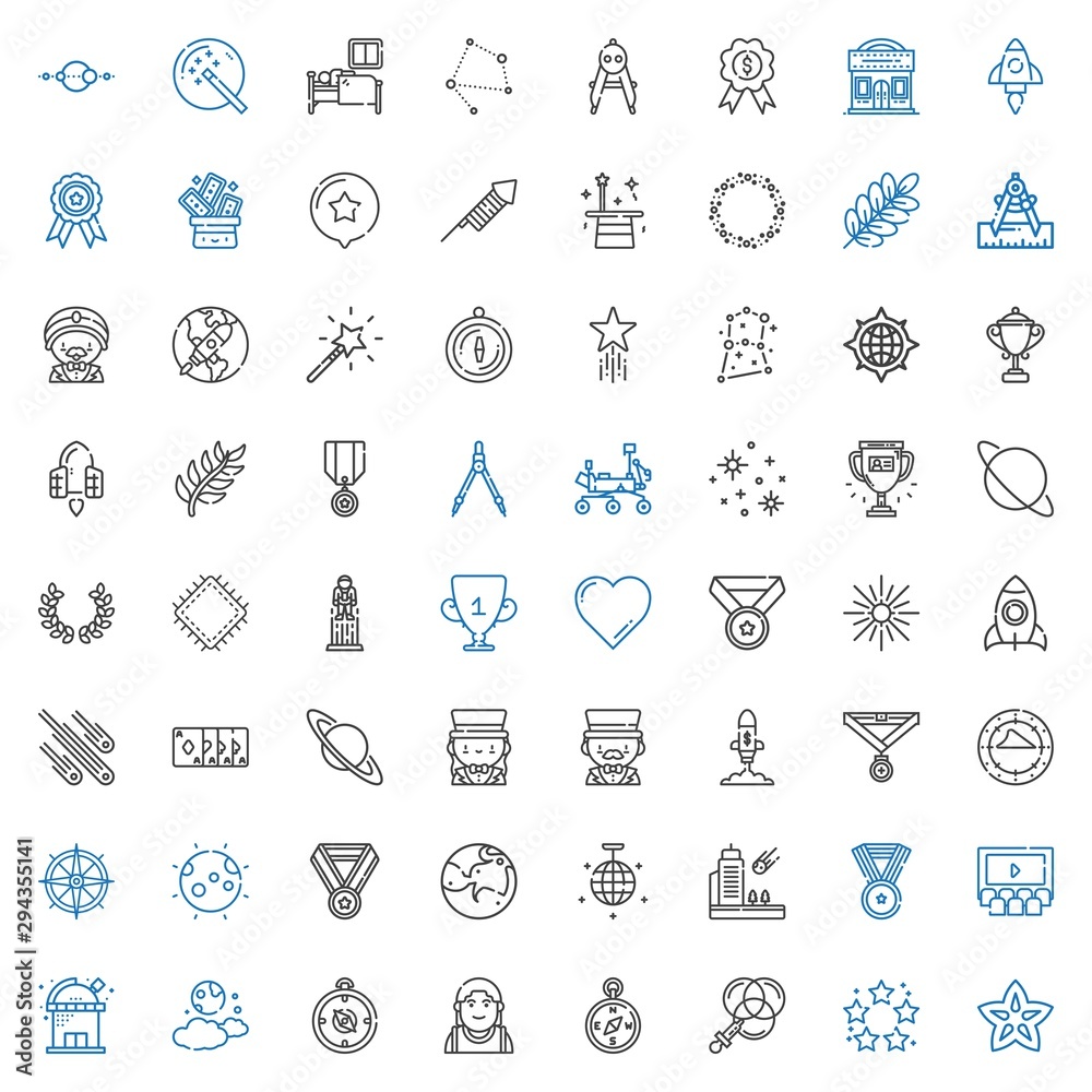 Fototapeta premium star icons set