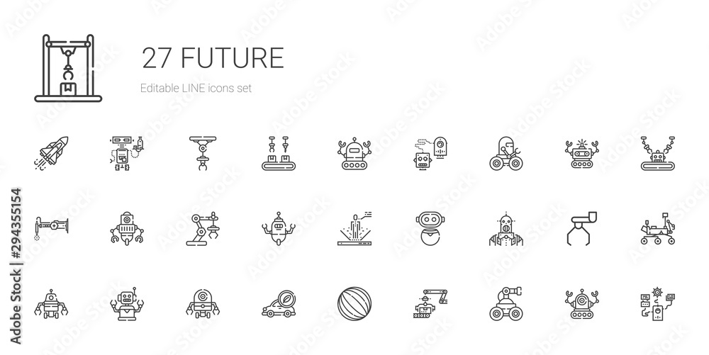 future icons set future icons set
