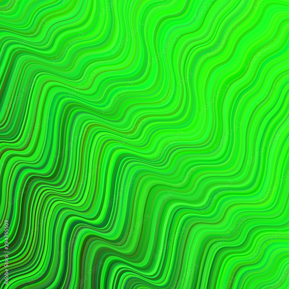 Light Green vector texture with bent lines. Light Green vector texture with bent lines.