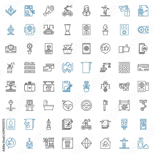 hand icons set