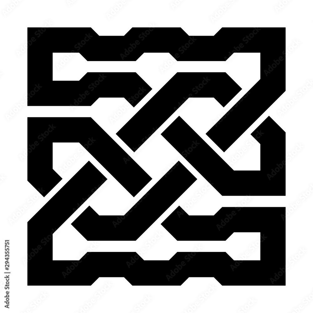 Celtic knot. Abstract ornament. Vector illustration. Celtic knot. Abstract ornament. Vector illustration.