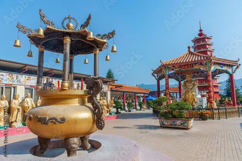 Ten Thousand Buddhas Monastery in Hong Kong photo