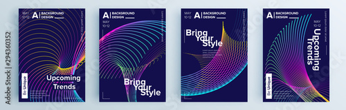 Modern abstract covers set, minimal covers design. Colorful geometric background, vector illustration.