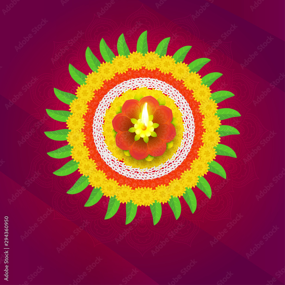 Diwali Rangoli Stock Vector Illustration and Royalty Free Diwali Rangoli  Clipart