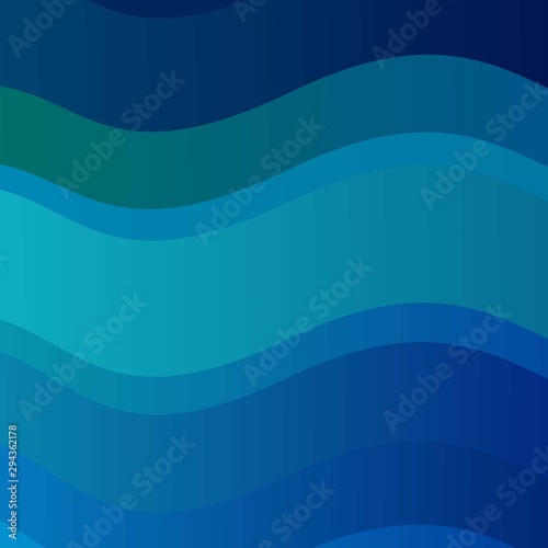 Light Blue, Green vector layout with circular arc. Colorful abstract illustration with gradient curves. Pattern for busines booklets, leaflets