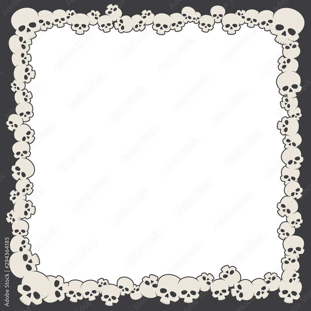 Vector template square frame from scolls Vector template square frame from scolls