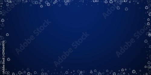 Soap bubbles abstract background. Blowing bubbles  photo