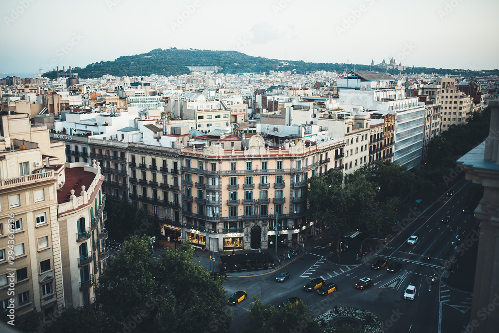 Fototapeta premium Aero Barcelona