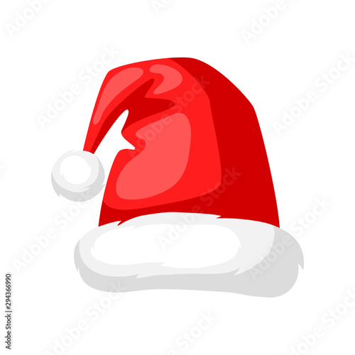 Merry Christmas hat of Santa Claus.