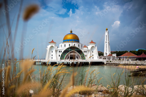  Melaka Straits Mosque, Malacca Island, Malacca City, Malacca, Malaysia photo