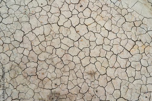 Dry cracked earth texture