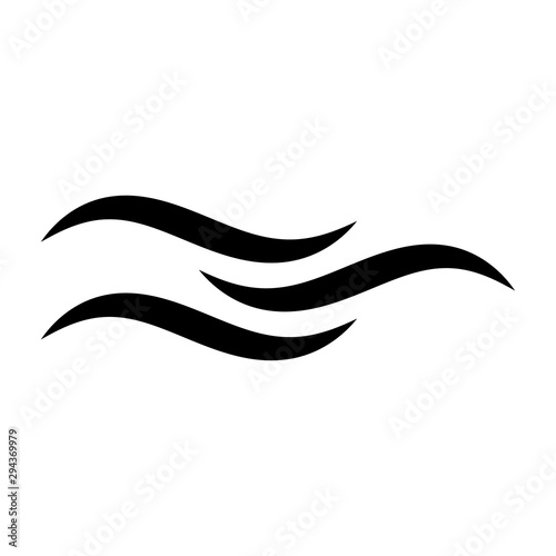 wave swoosh logo icon template, wave swoosh vector element