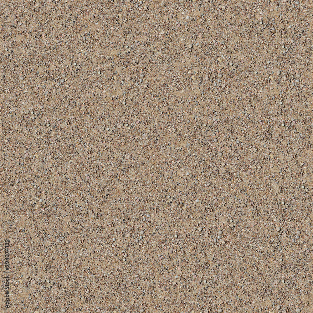 Sand With Stones. Seamless Tileable Texture for 3D Sand With Stones. Seamless Tileable Texture for 3D
