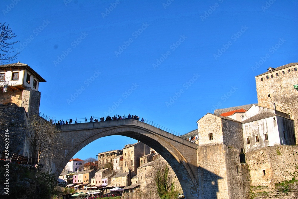 old bridge in mostar bosnia and herzegovina