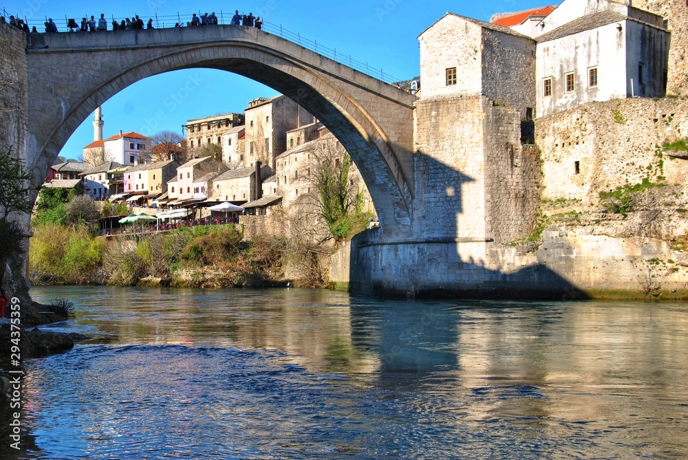 old stone bridge in mostar bosnia and herzegovina