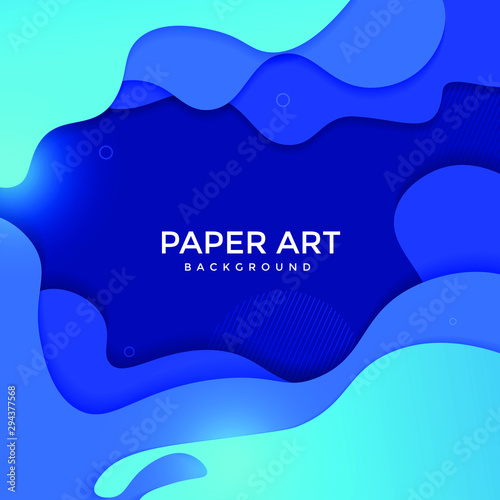 Abstract paper cut background. Colored layered vector 3d illustration. Vector design layout for  posters and background.