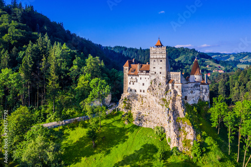 Obraz na płótnie Brasov, Romania. Bran castle. w salonie