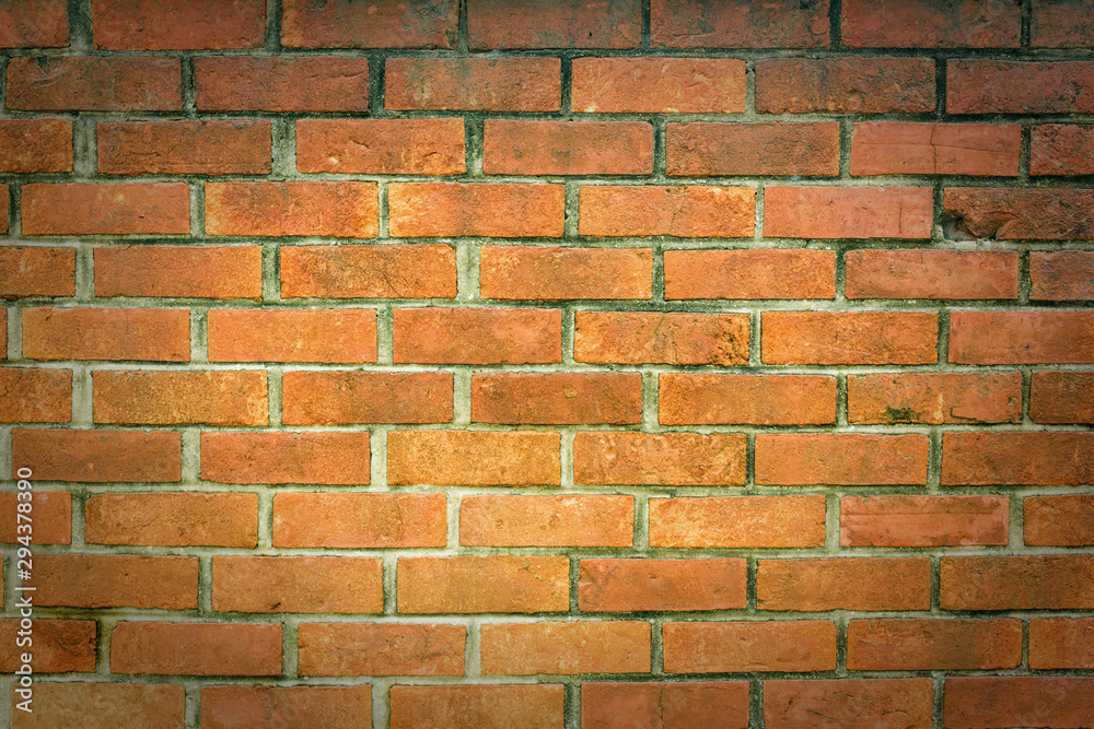 Fototapeta premium Old brick wall with beautiful patterns texture background