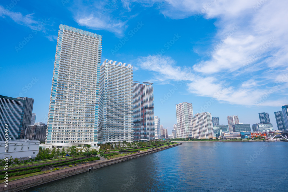 東京　晴海　高層マンション群　