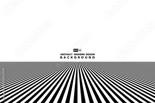 Abstract black and white line pattern art background. illustration vecor eps10