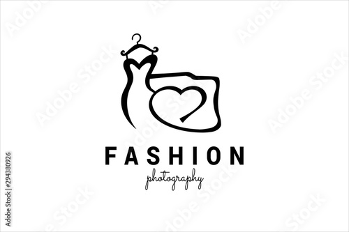Fashion photography logo template