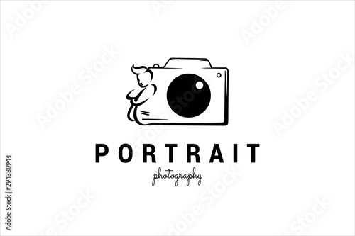 portrait photography logo template