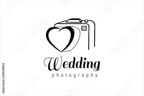 wedding photography logo template