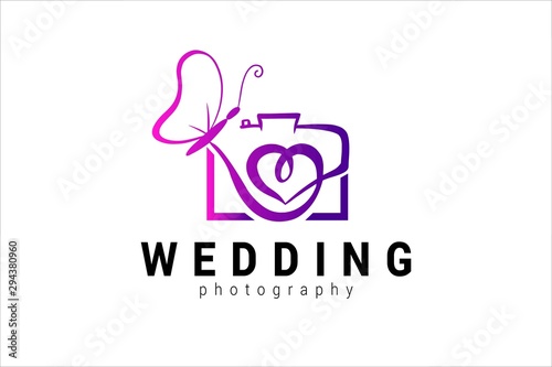 wedding photography logo template