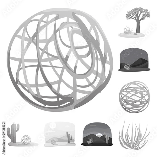 Vector illustration of countryside and pasture icon. Collection of countryside and nature stock vector illustration.