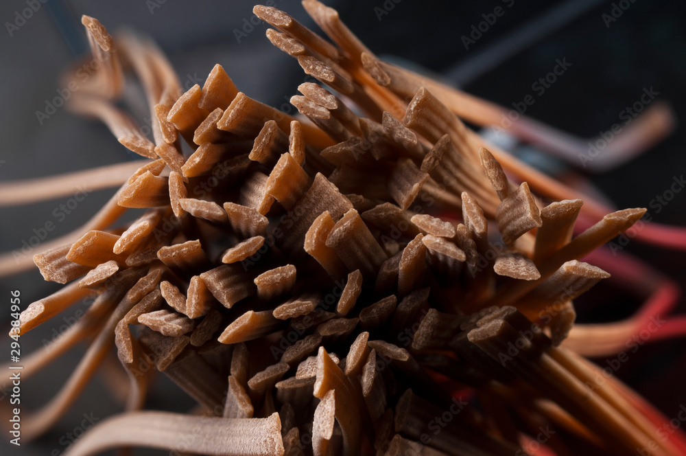 talian spaghetti close-up shooting.Background texture talian spaghetti close-up shooting.Background texture