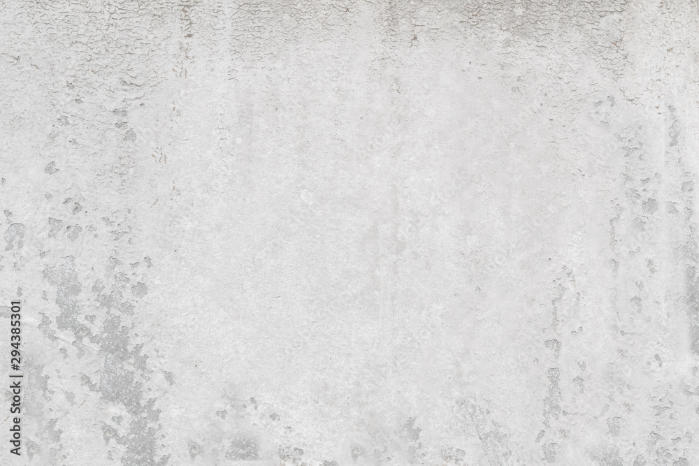 Grunge old vintage white concrete cement stone wall