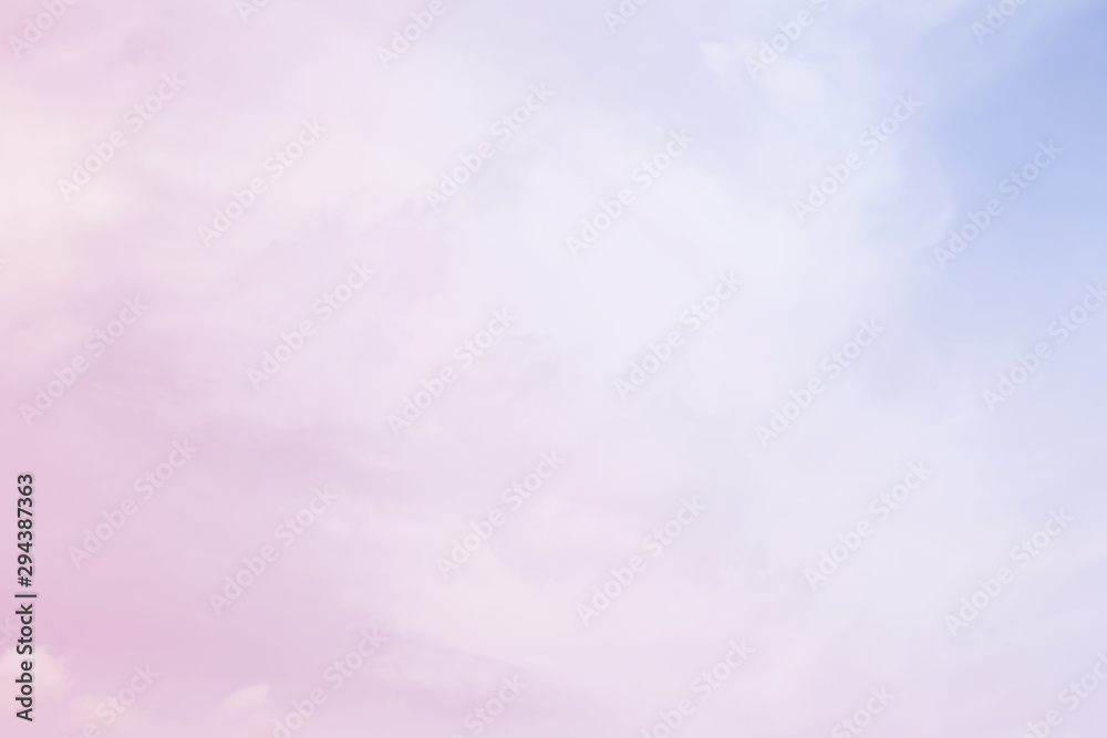 cloud background with a pastel colour