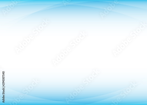 Curves on the blue above and behind background wave concept vector illustration