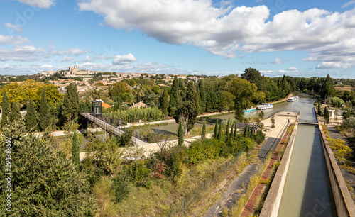 Les 9 ecluses de Fonseranes - Beziers - Herault - Occitanie photo