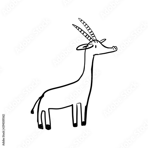 deer with a antlers