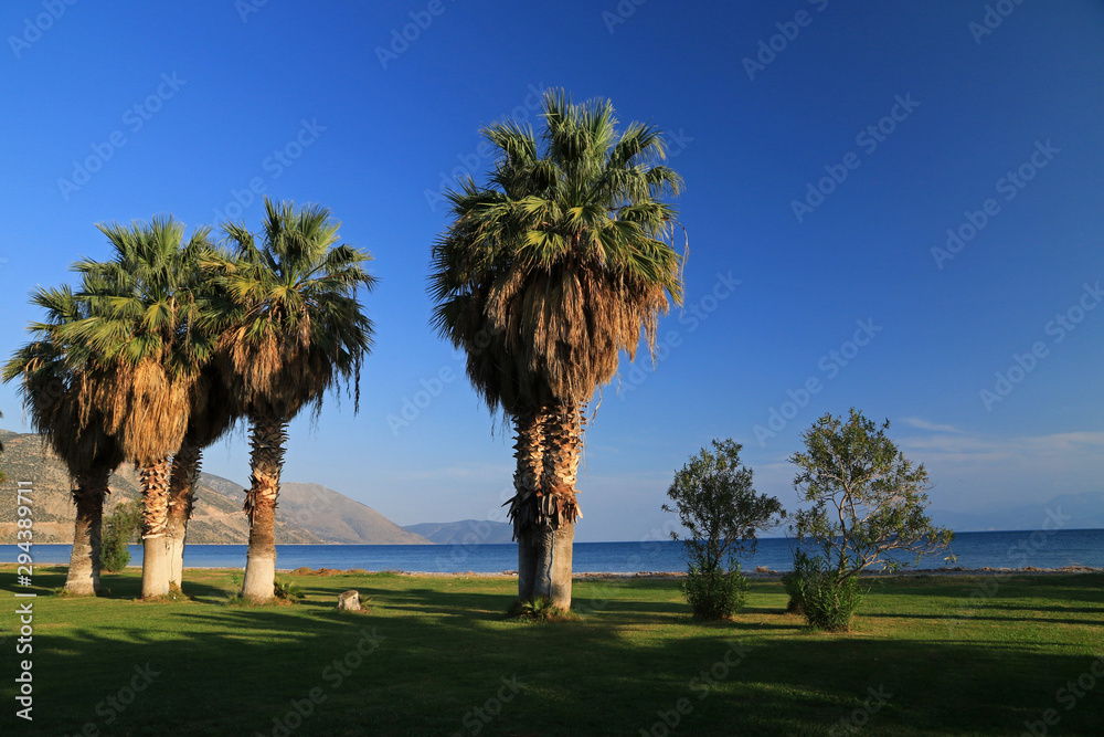 Beach in Itea, Gulf of Korinth, Greece Beach in Itea, Gulf of Korinth, Greece