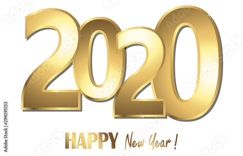 happy new year 2020 greetings background