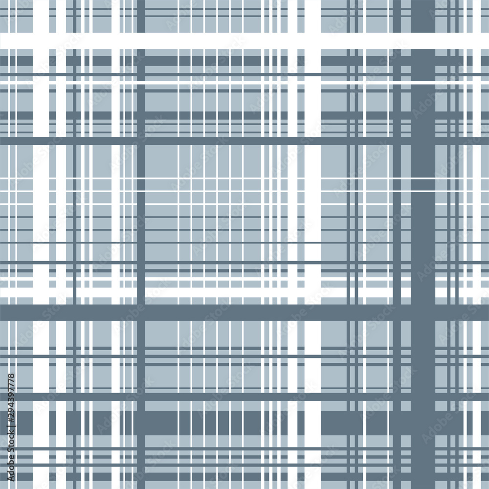 Seamless vector decorative pattern. Textile design in a cage. Background for printing, decor, interior, needlework, covers, fabrics, paper, wallpapers and other materials